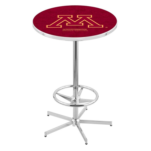 42" Chrome Minnesota Pub Table